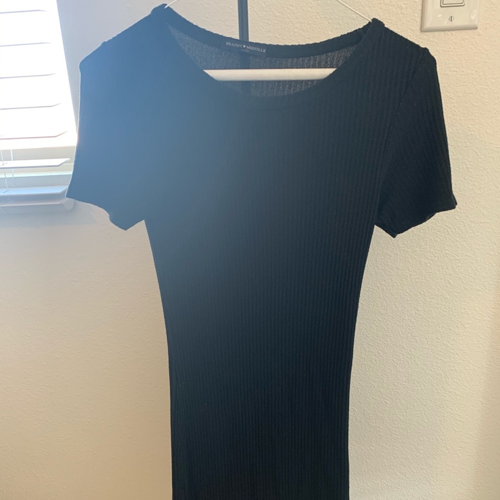Brandy Melville Black Knit Dress